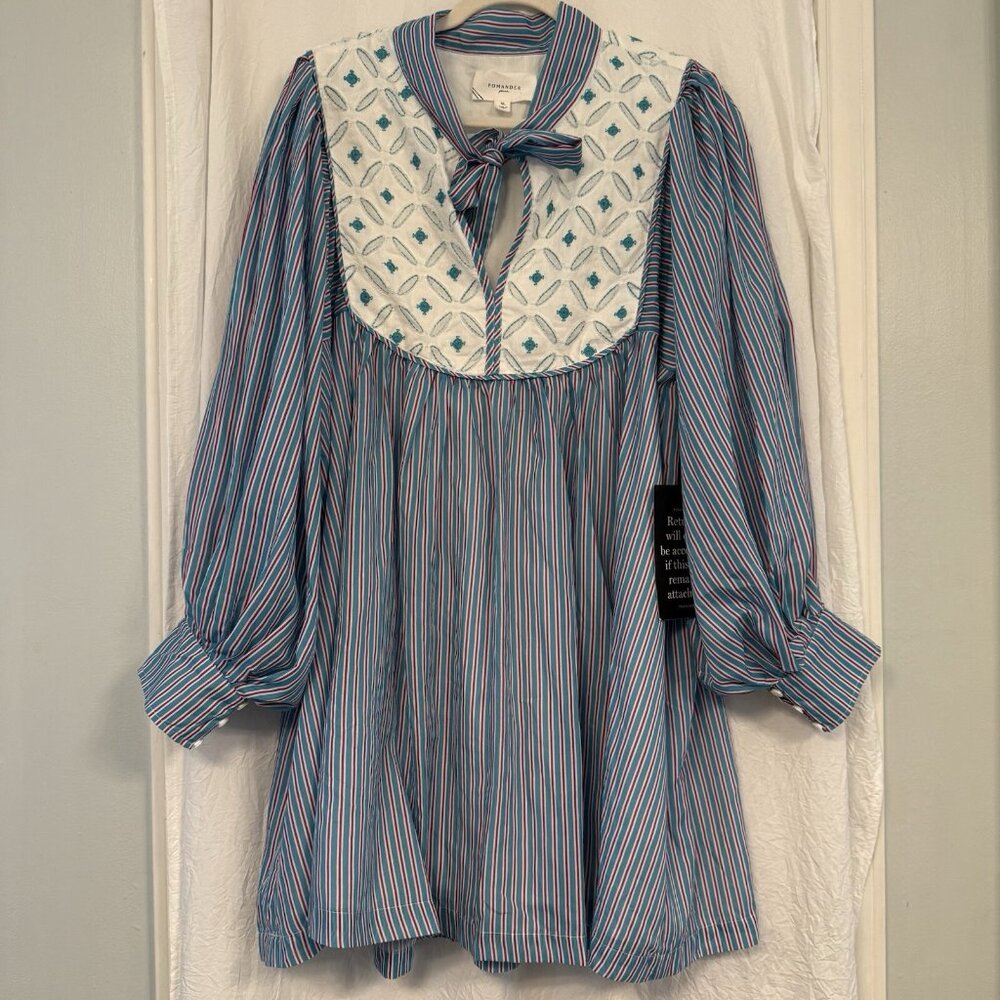 Tuckernuck Pomander Place Juliette Dress XL Embroidered Preppy Coastal Classic - Picture 9 of 16